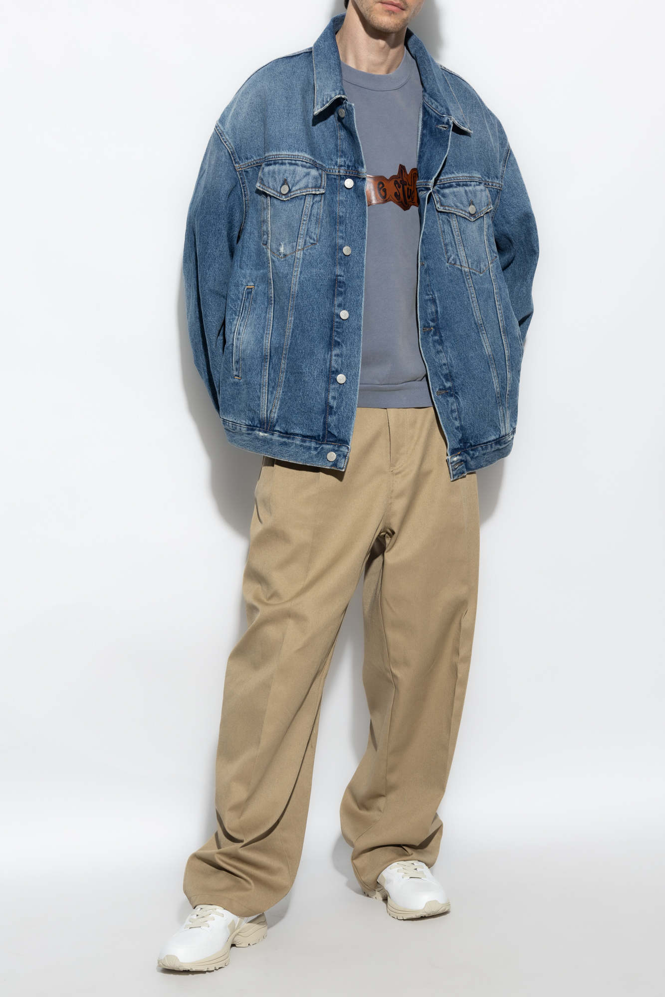 Acne studios oversized denim hot sale jacket